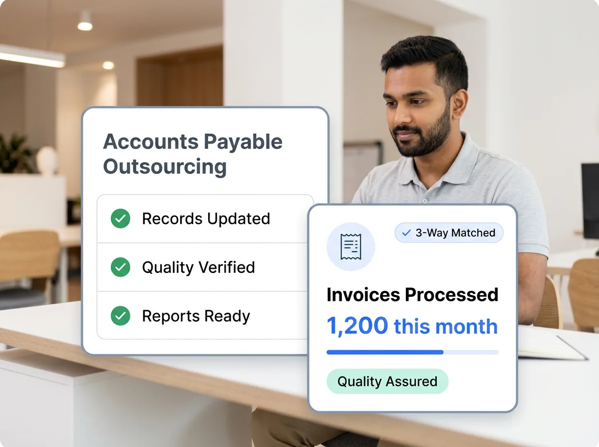 Procure-to-pay dashboard showing purchase requisition queue, PO matching status, invoice approvals, and payment scheduling