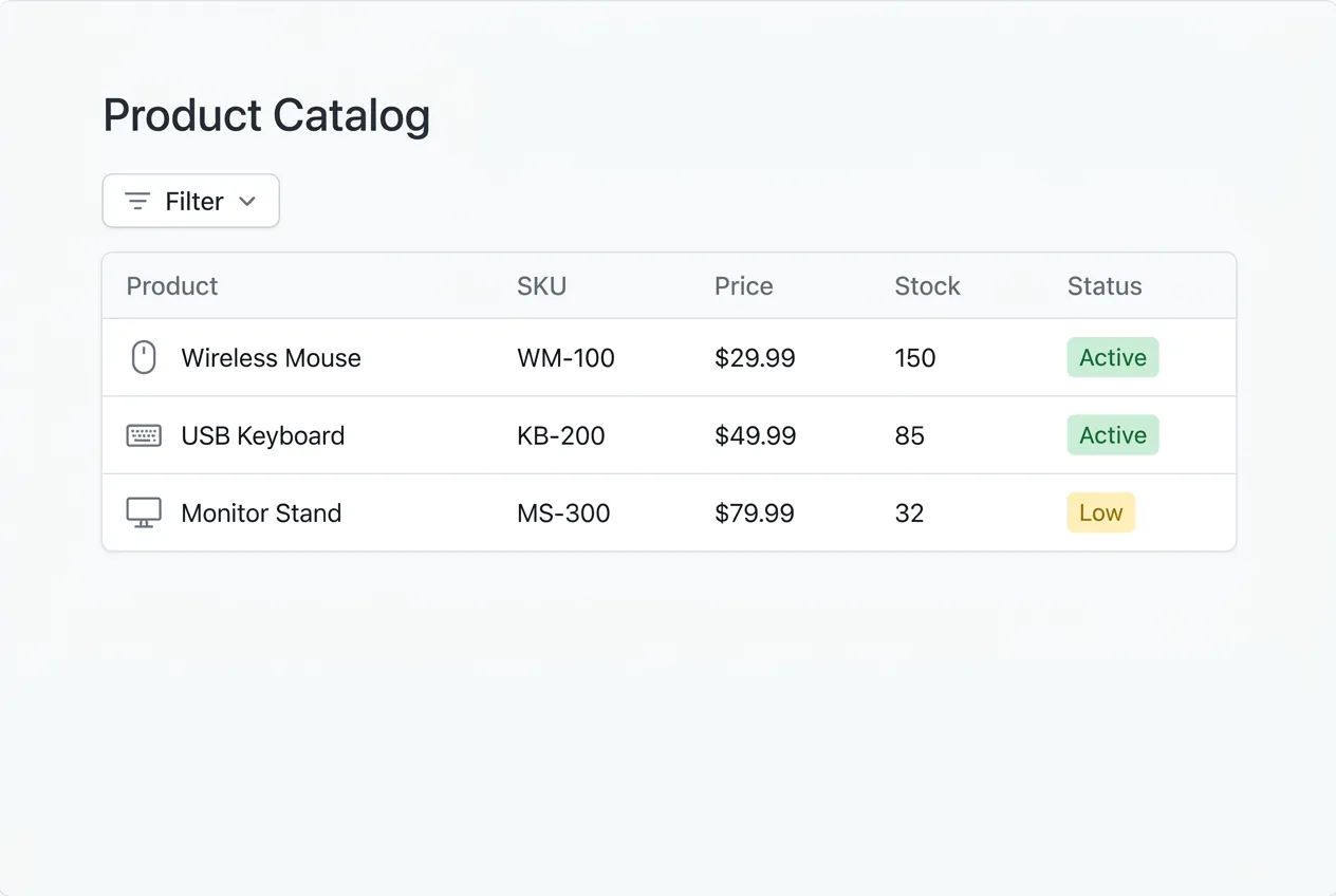 Product attribute provenance panel showing approved source, confidence status, and reviewer note