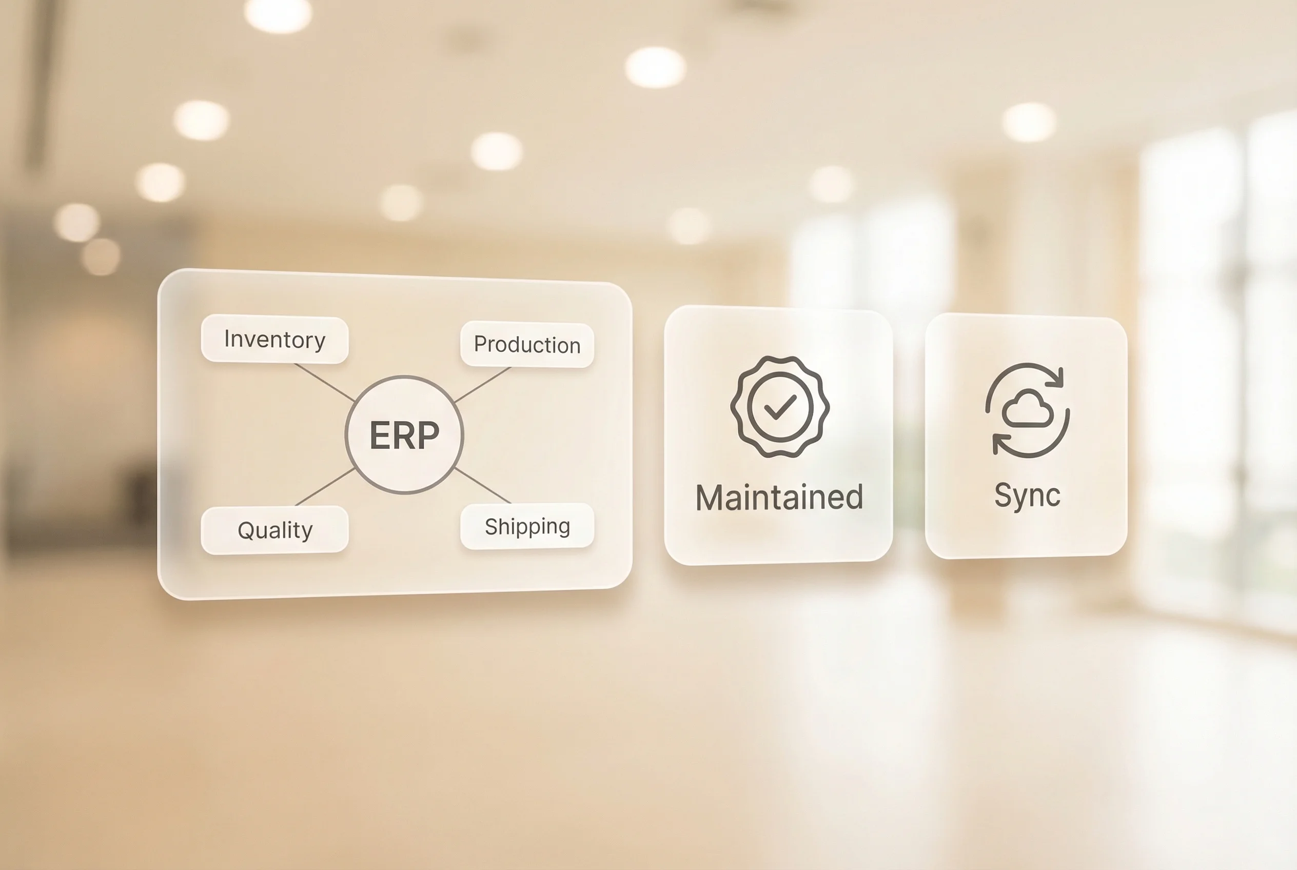 Manufacturing ERP data maintenance team keeping master data clean and production schedules accurate