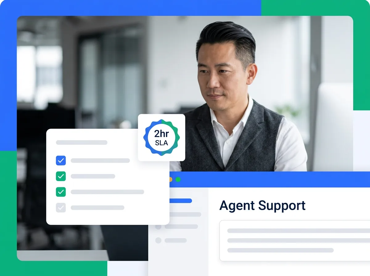 Real estate agents focused on client relationships while back office handles administrative data