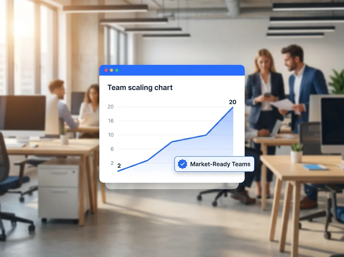 Real estate operations team scaling for hot market listing surges and development launches