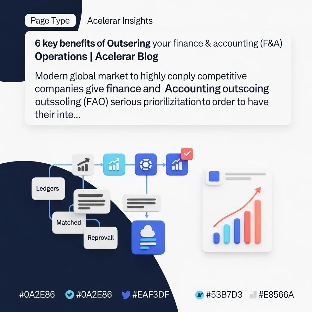 6 key benefits of outsourcing your finance & accounting (F&A) operations article illustration